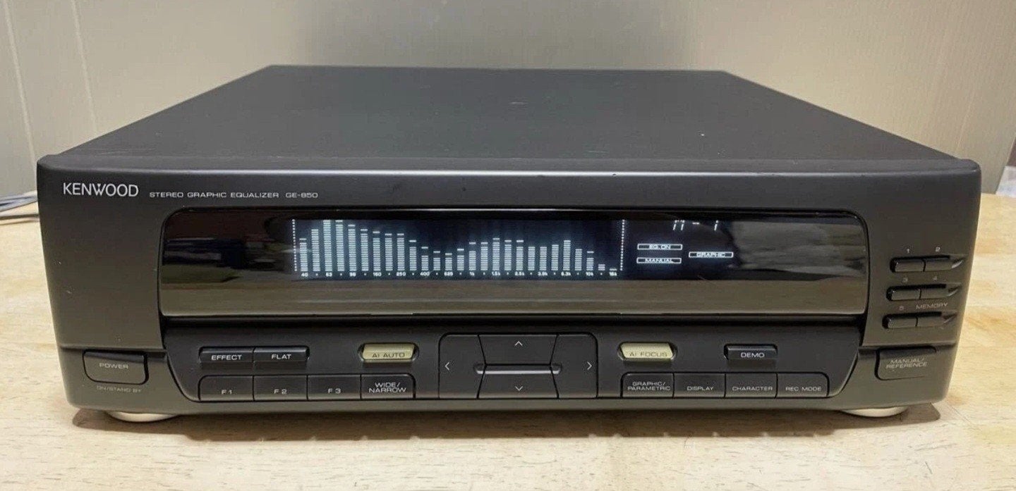 Kenwood GE-850 grafische equaliser perfecte staat handleidin, Audio, Tv en Foto, Versterkers en Receivers, Ophalen of Verzenden