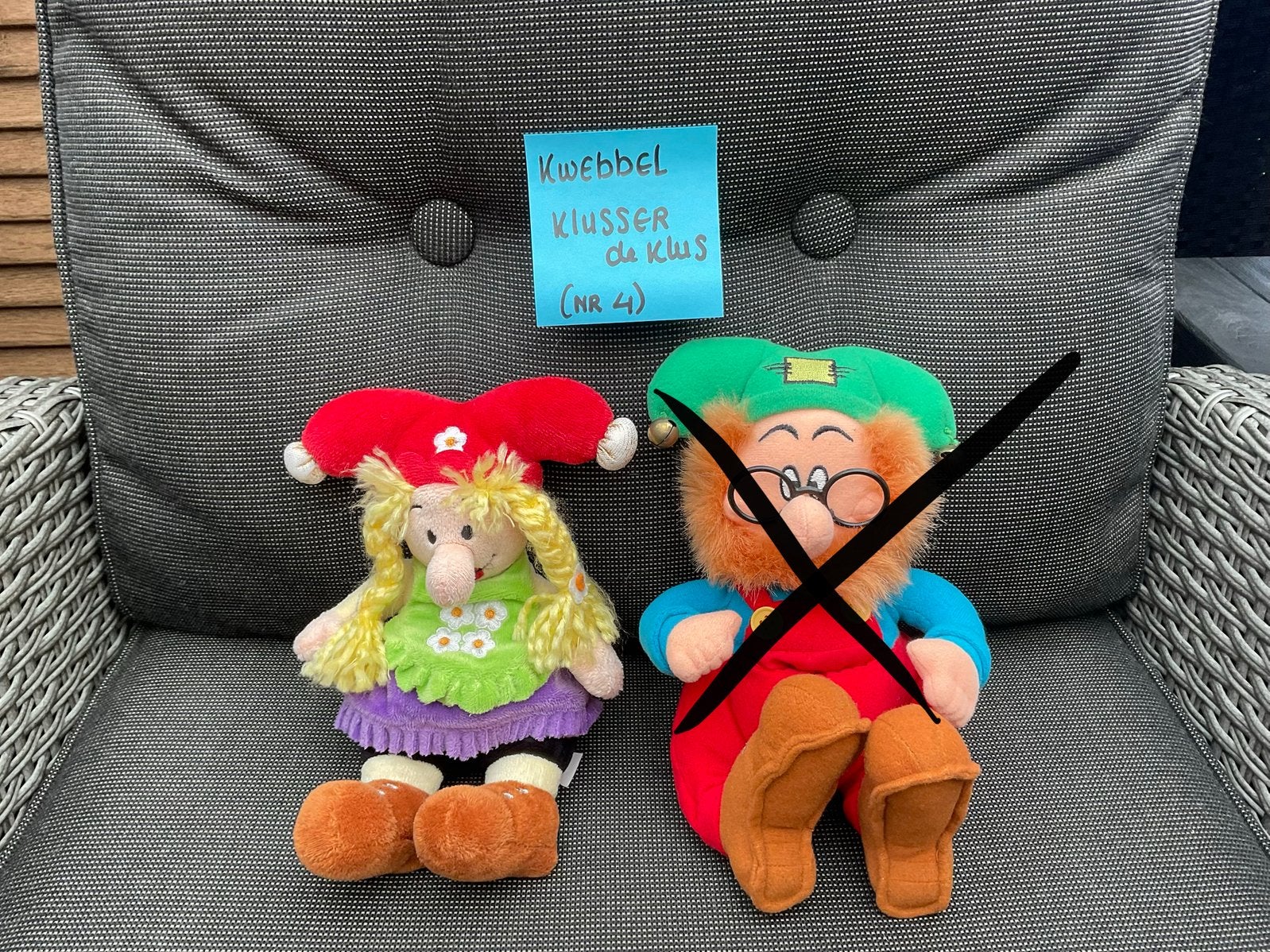Nieuwe zgan Kabouter Kwebbel knuffel van Kabouter Plop, Ophalen, Overige figuren, Nieuw, Beeldje of Figuurtje
