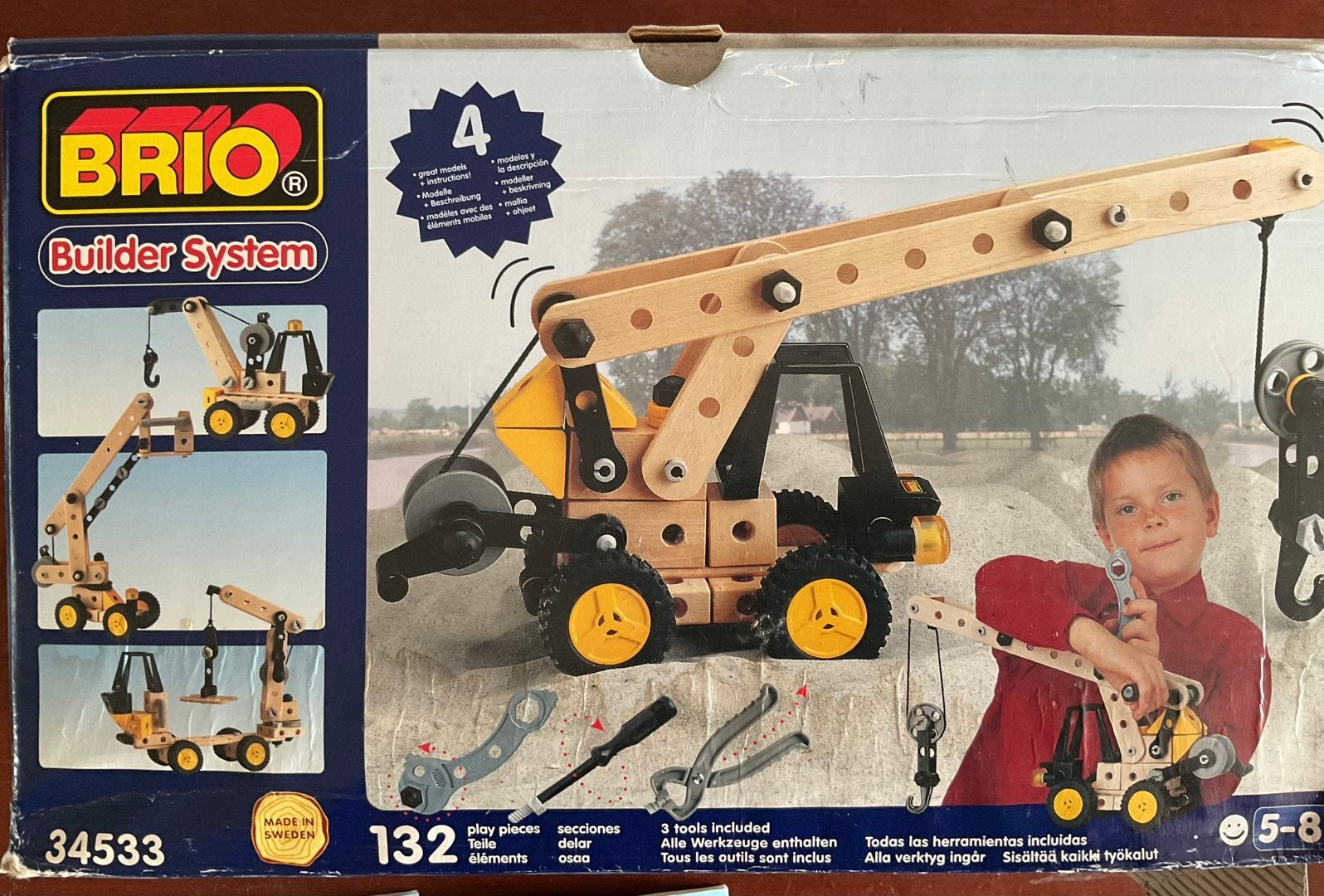 Brio builder system 34533 132 delig, Ophalen, Gebruikt, Bouwen