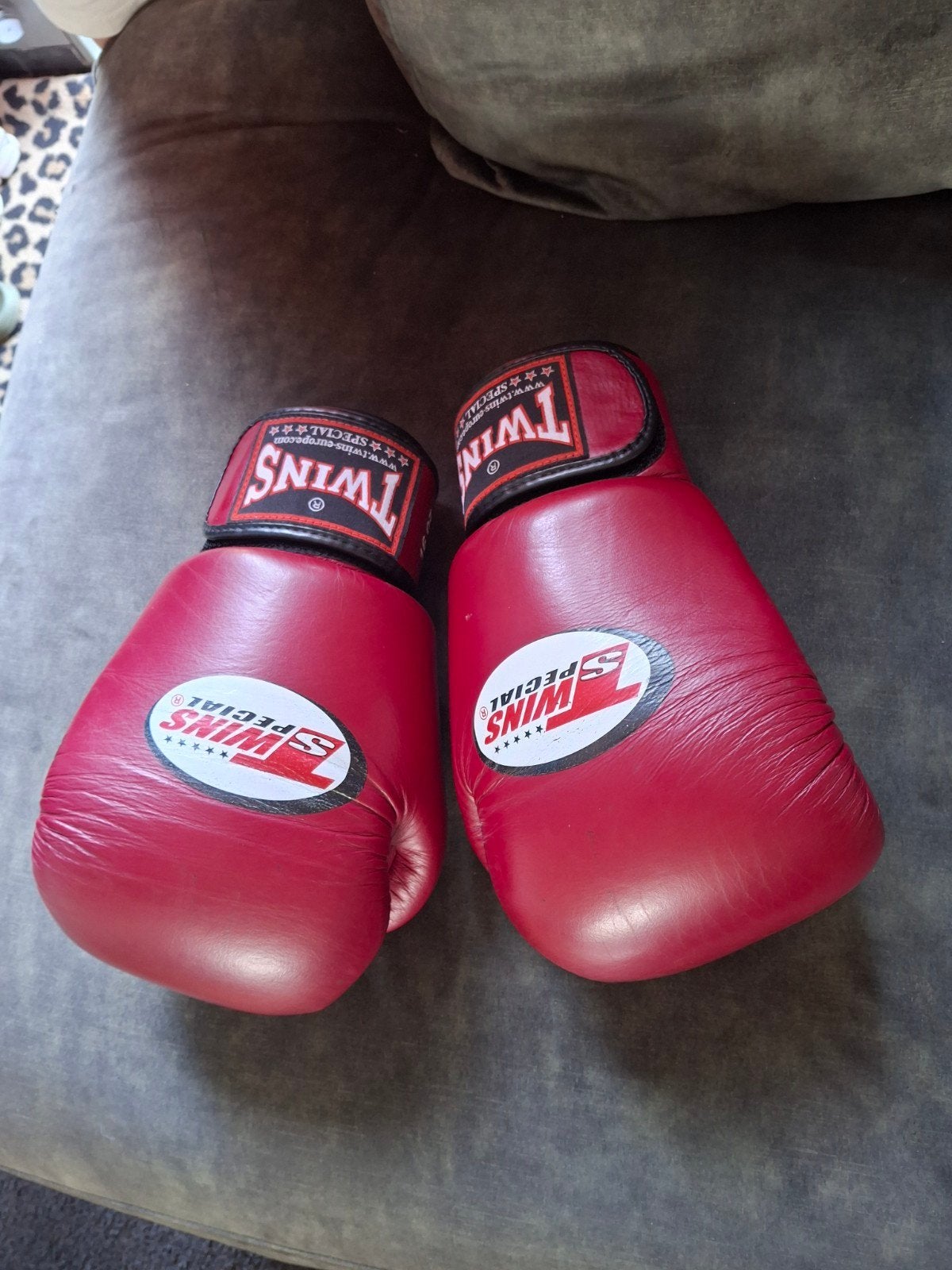Twins Special Bokshandschoenen - Rood 16 oz, Ophalen, Gebruikt, Bokshandschoenen
