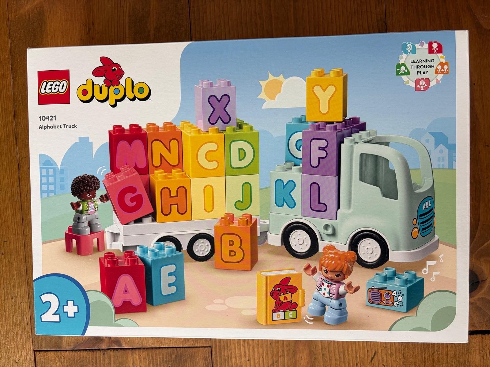 LEGO Duplo 10421 Alfabet Truck, Ophalen of Verzenden, Zo goed als nieuw, Duplo, Complete set