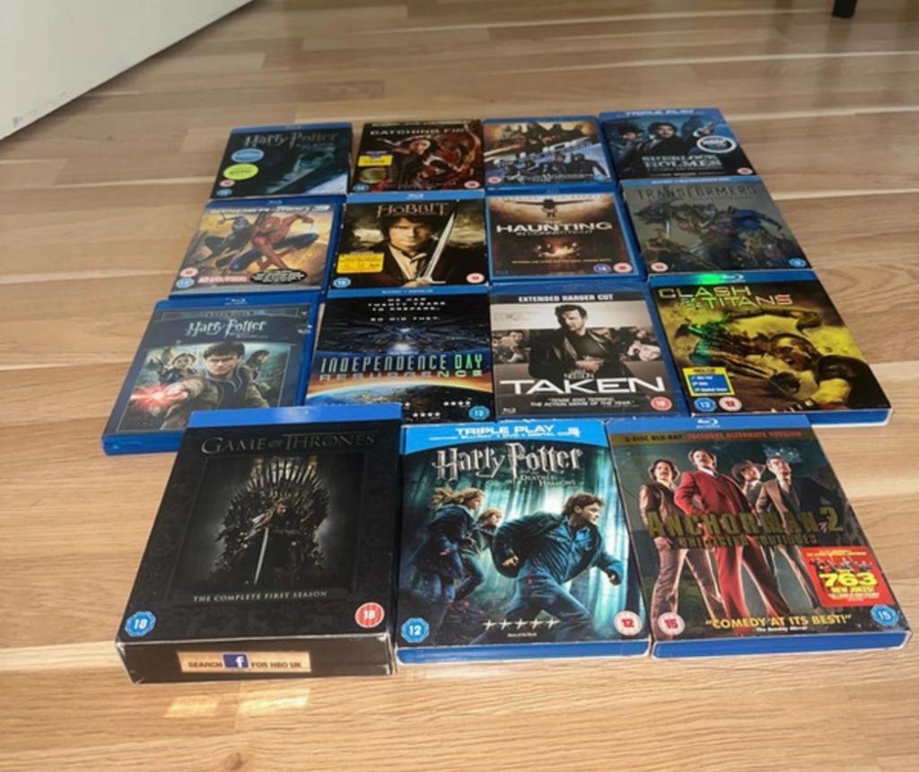 Grote Blu-ray collectie: Harry Potter, Game of Thrones en me, Ophalen of Verzenden, Gebruikt, Actie, Boxset