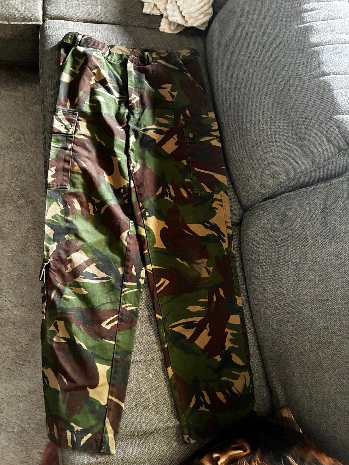 Legerbroek Woodland, Ophalen of Verzenden, Zo goed als nieuw, Maat 56/58 (XL), Groen