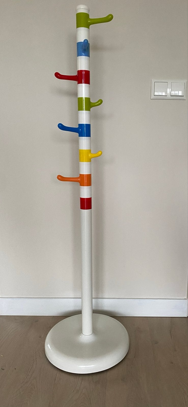 Vintage Ikea Krokig kinderkapstok, Ophalen, Zo goed als nieuw, Kapstokje, Meerkleurig