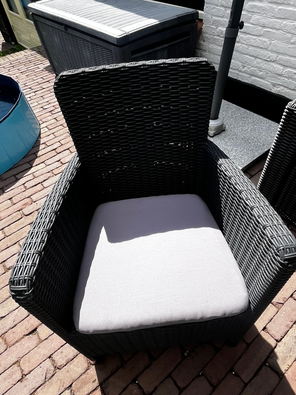 Kussentjes tuinstoel, Ophalen, Overige materialen, Gebruikt, 6 zitplaatsen