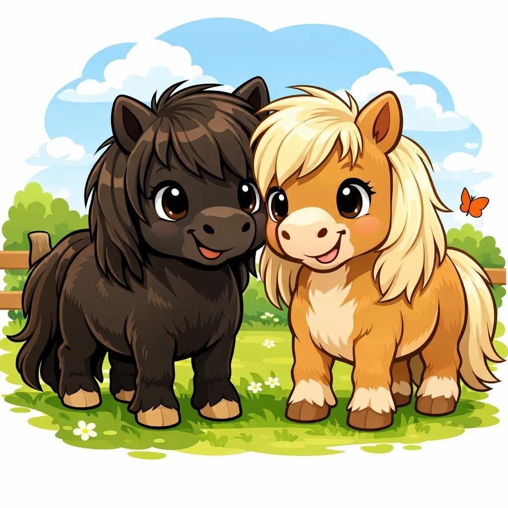 plaats voor een shetlander Ruin, 1 paard of pony