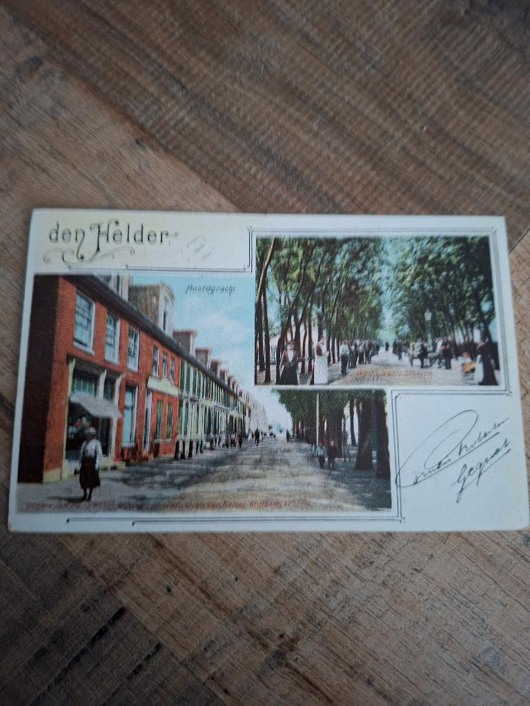 den helder, Ophalen of Verzenden, Voor 1920, Gelopen, Noord-Holland