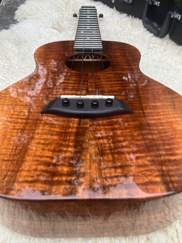 Kanilea K1-T Premium Koa Tenor Ukulele + GATOR hardcase, Muziek en Instrumenten, Ophalen of Verzenden, Zo goed als nieuw, Ukelele