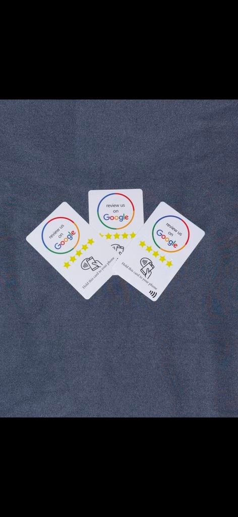 €10 Google review kaart (3 stuks), Ophalen of Verzenden