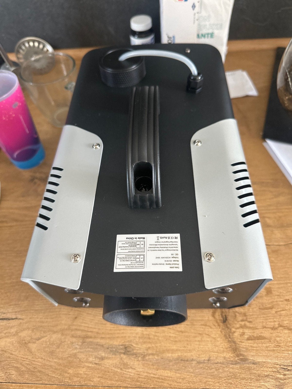 Rookmachine met LED-verlichting - Slechts 1x gebruikt!, Ophalen of Verzenden