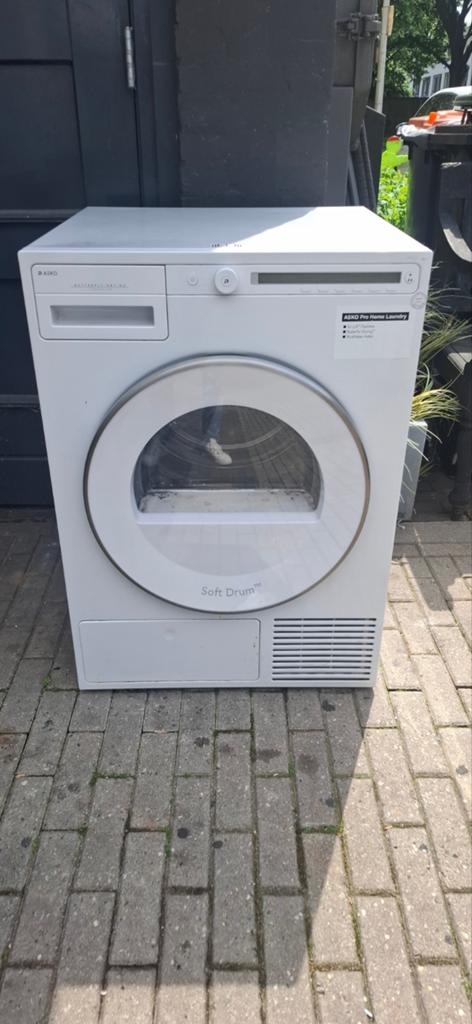 ASKO T208C.W DEFECT Condensdroger - 8 kg inhoud, Witgoed en Apparatuur, Wasdrogers, Ophalen, Gebruikt, 8 tot 10 kg, Voorlader