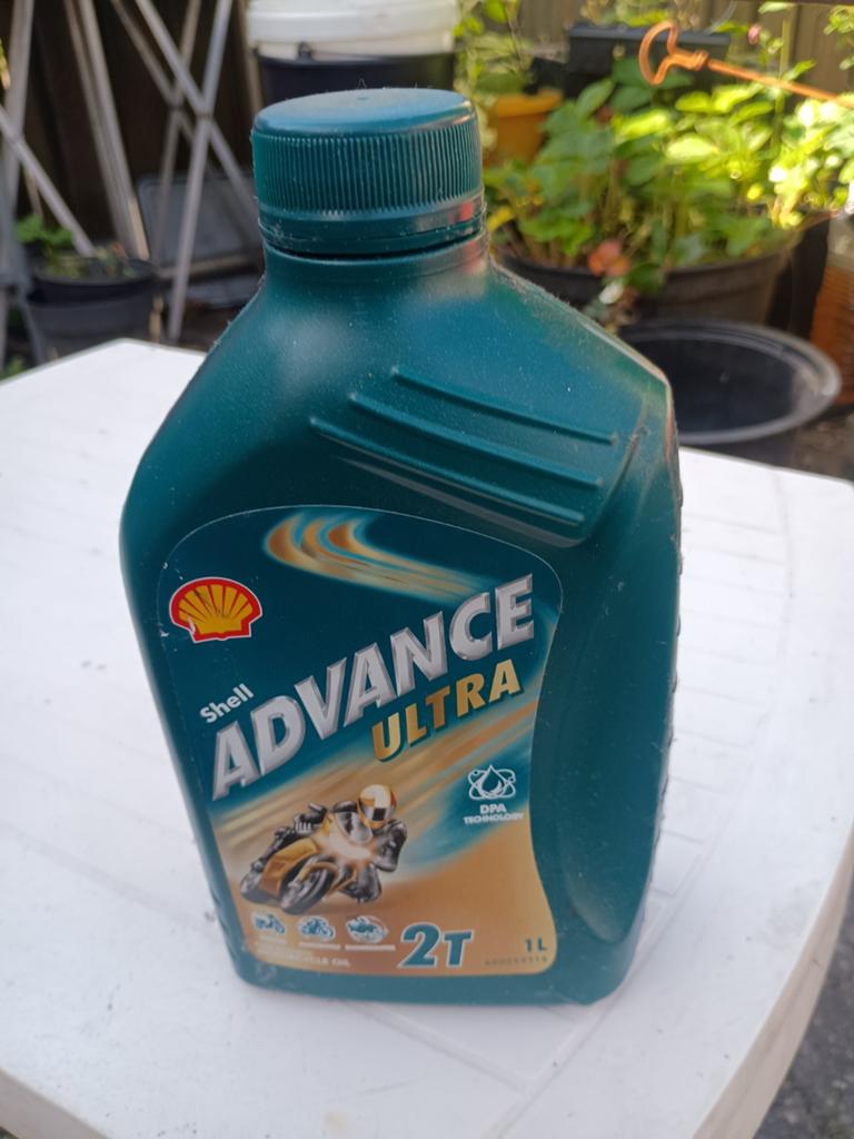 Shell Advance Ultra 2T Motorolie - 1 Liter, Ophalen