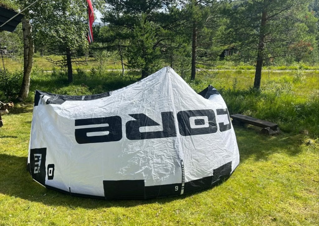 CORE GTS6 9m - Erg goede staat, Watersport en Boten, Kitesurfen, Gebruikt, 9 m², Geen board, Ophalen of Verzenden