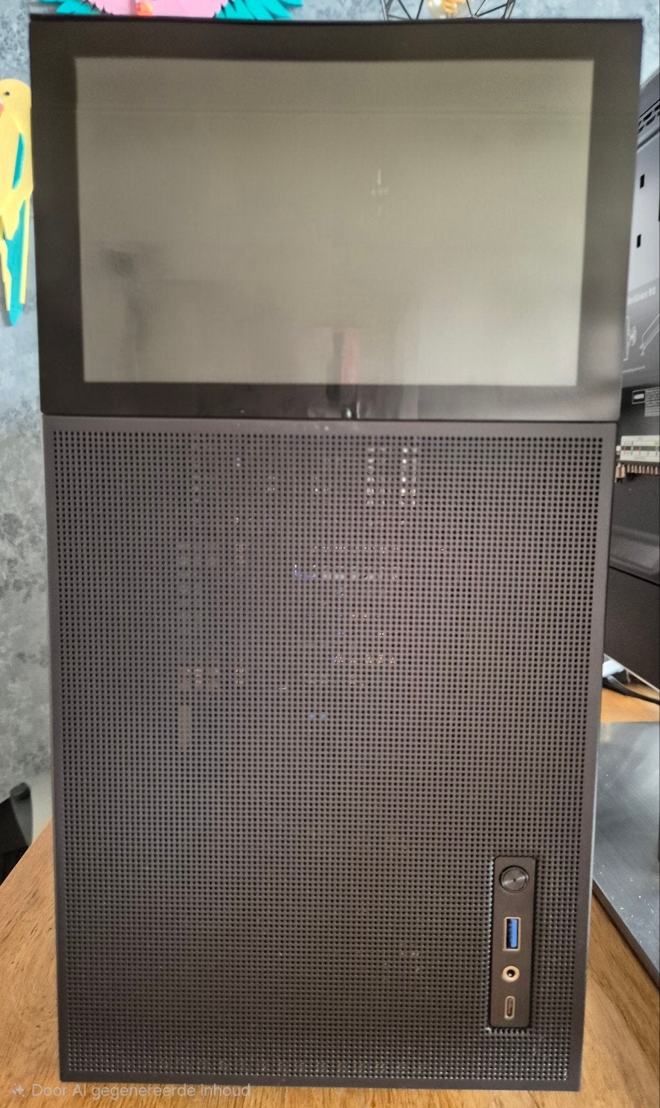 Jonsbo D41 MESH screen - zwart, Computers en Software, Computerbehuizingen, Ophalen of Verzenden, Gebruikt
