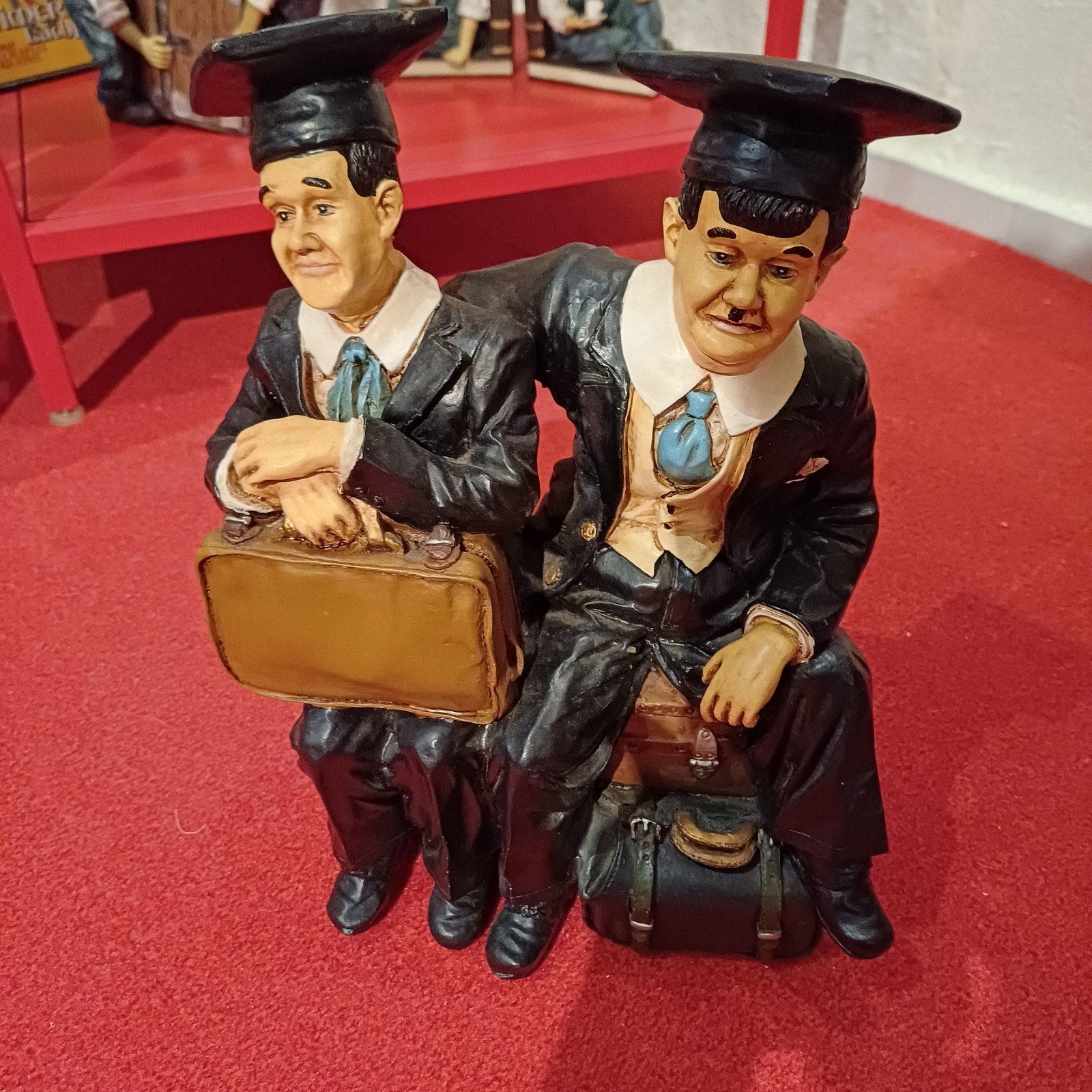 Laurel en Hardy afgestudeerd, Ophalen, Gebruikt