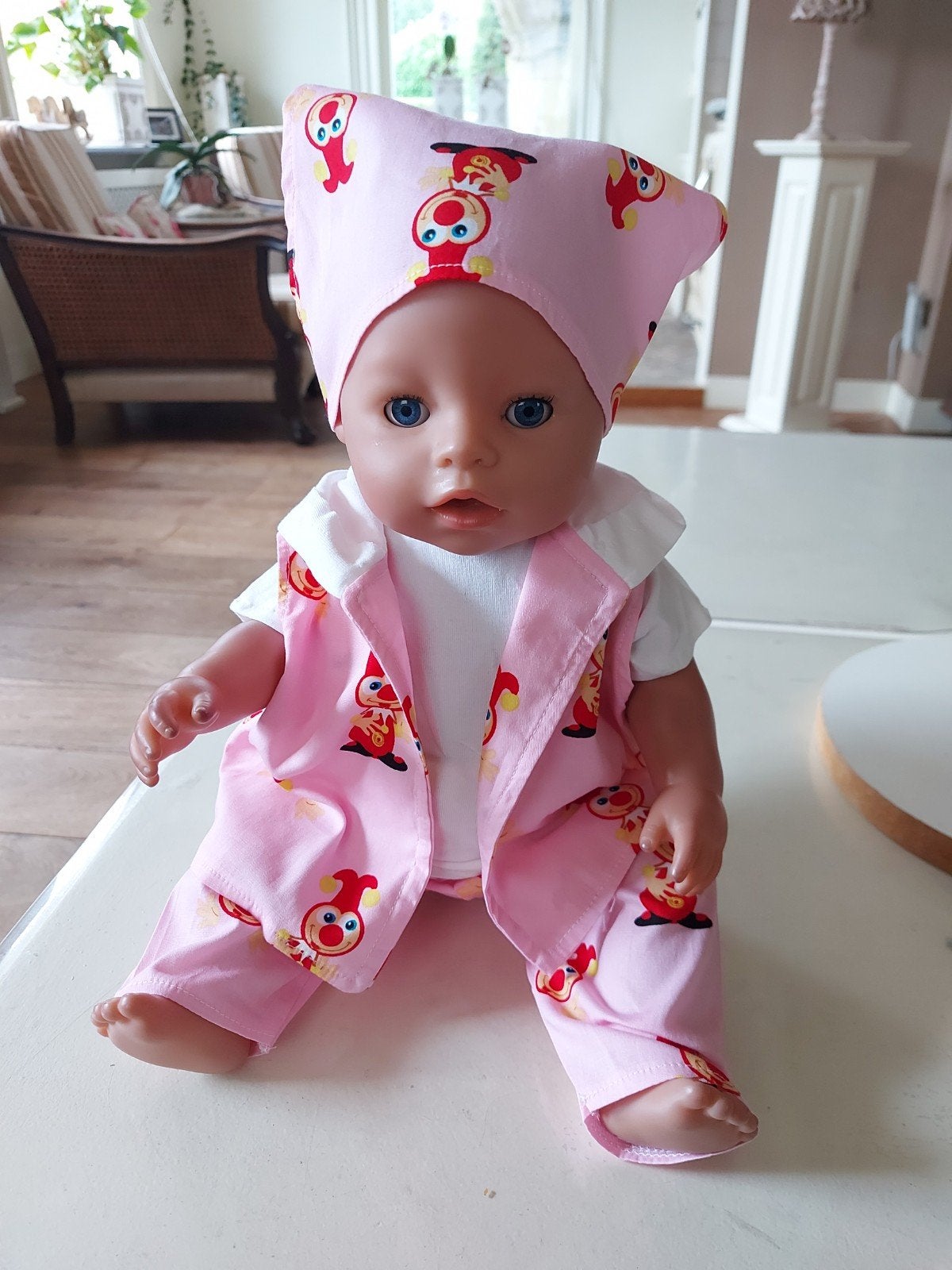 4 delig jokie efteling set baby born pop 43cm, Ophalen of Verzenden, Nieuw, Babypop