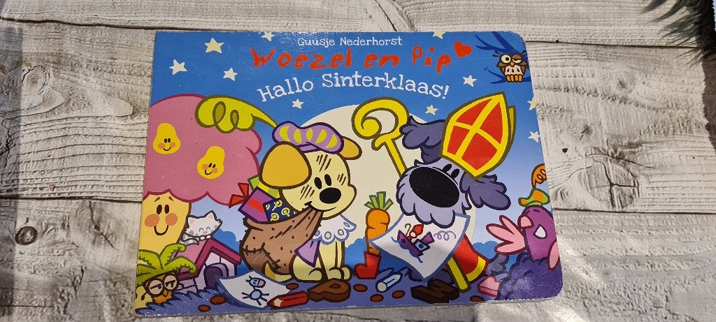 boek Hallo Sinterklaas woezel en pip. Guusje Nederhorst., Ophalen, Zo goed als nieuw, Guusje Nederhorst, Fictie algemeen