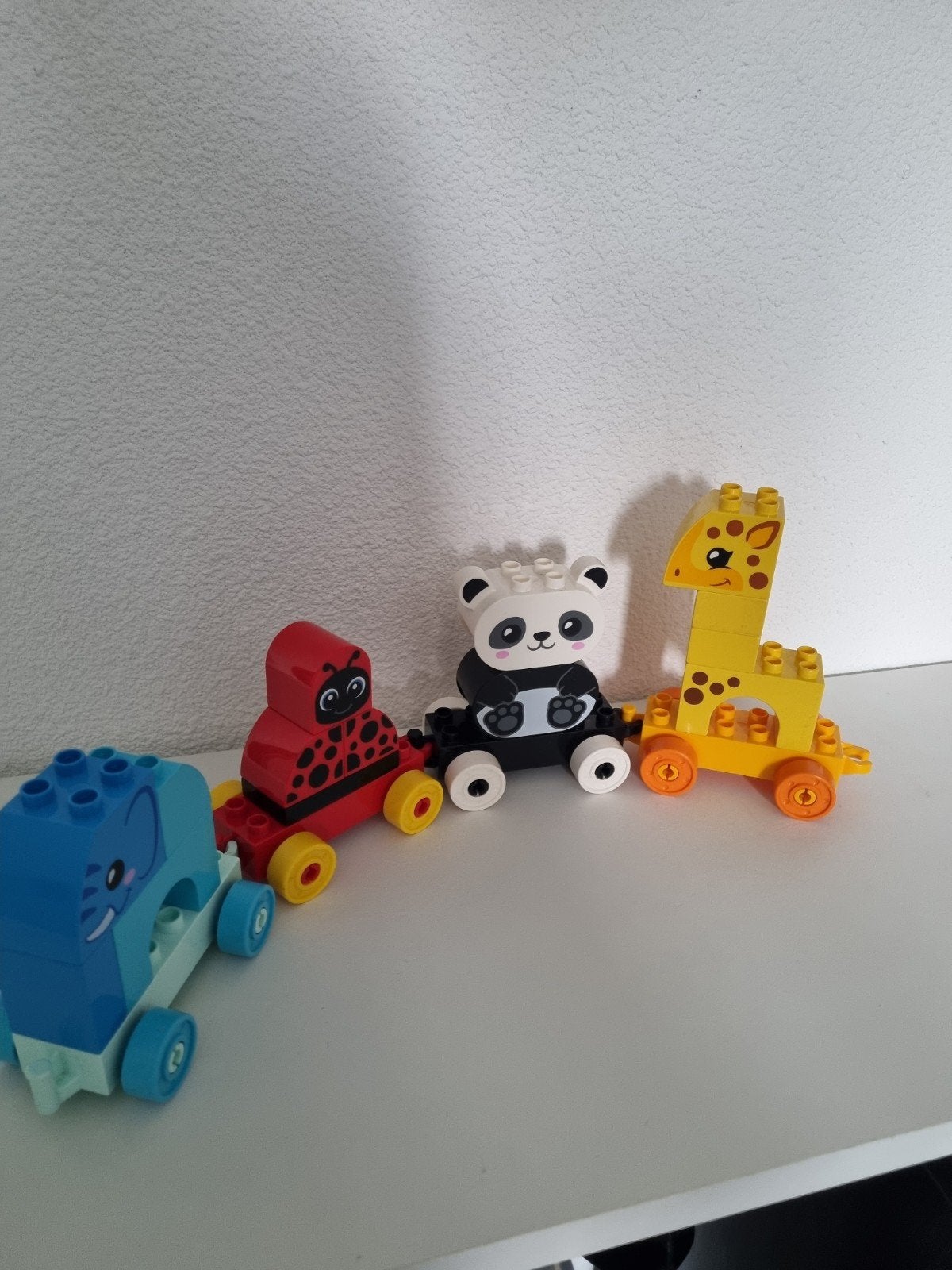 duplo dierentrein, Kinderen en Baby's, Speelgoed | Duplo en Lego, Ophalen of Verzenden, Zo goed als nieuw, Duplo