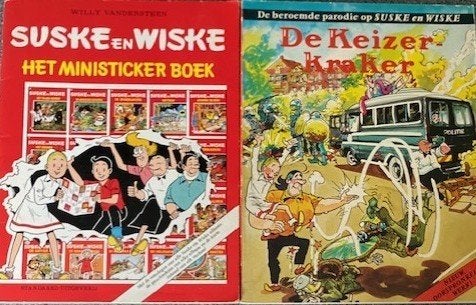 Suske&Wiske:hetVliegendeHart/deVliegendeKlomp/deRammelendeRa, Meerdere stripboeken, Ophalen of Verzenden, Zo goed als nieuw