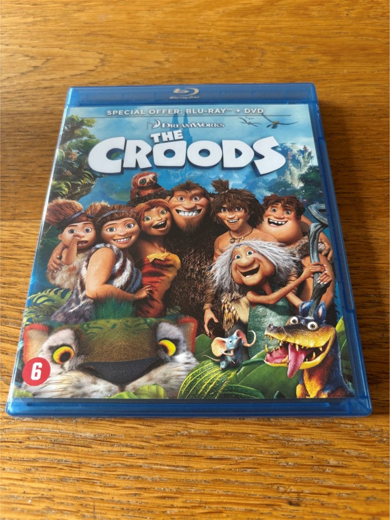 Blu-ray The Croods - NL-Uitgave, Cd's en Dvd's, Ophalen of Verzenden, Gebruikt, Tekenfilms en Animatie
