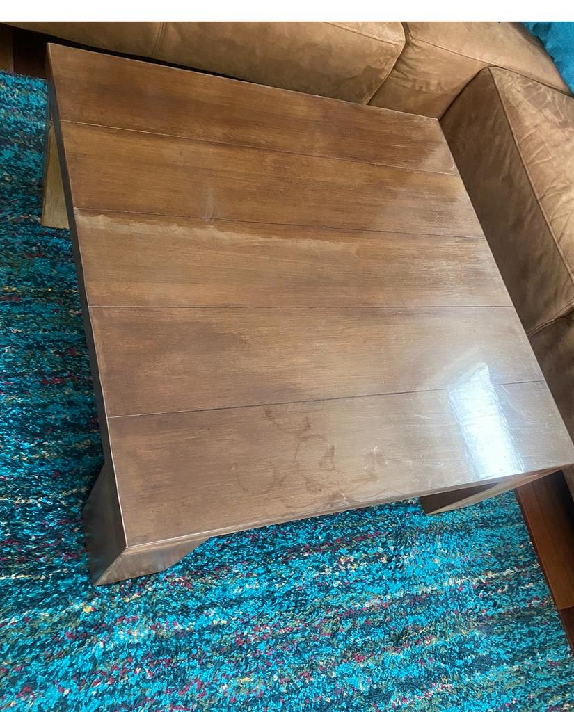 Eettafel en salontafel. Gratis afhalen., Gebruikt, Rechthoekig, 50 tot 100 cm, Ophalen of Verzenden