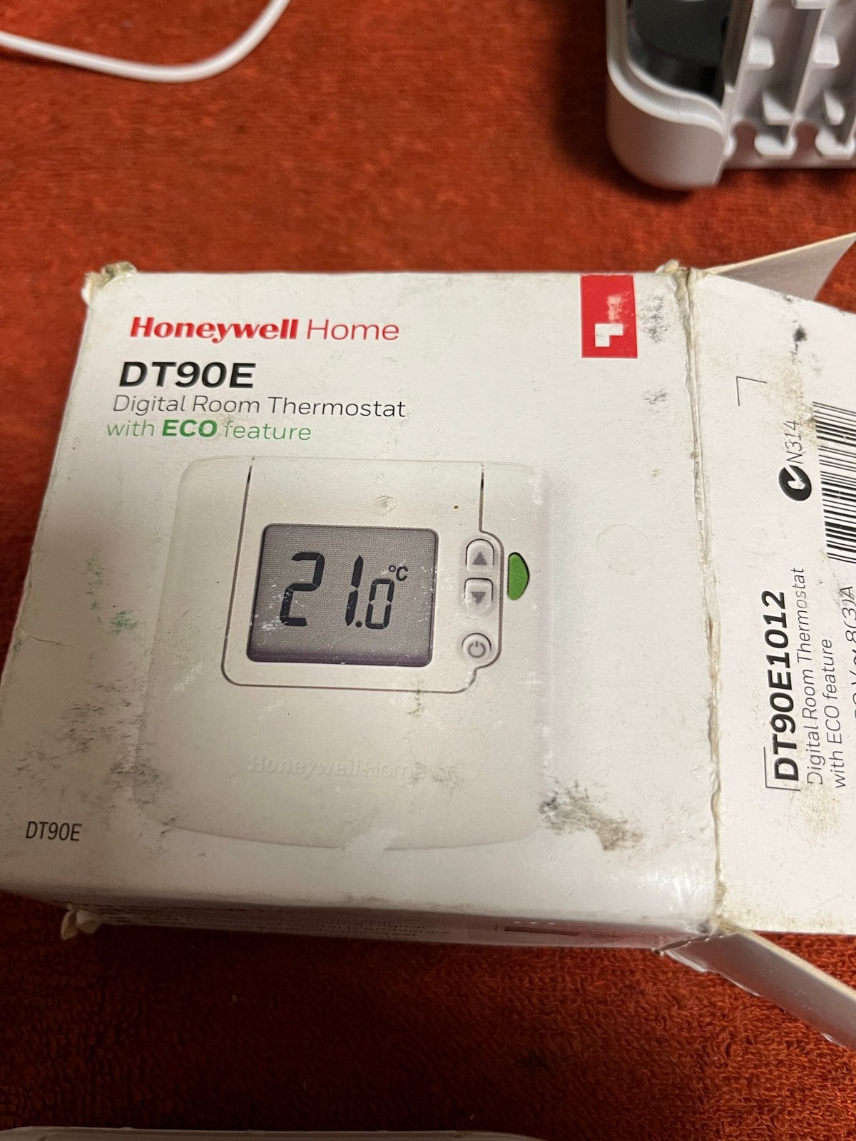 Honeywell DT90E Digitale Kamerthermostaat met ECO-functie, Ophalen of Verzenden, Gebruikt