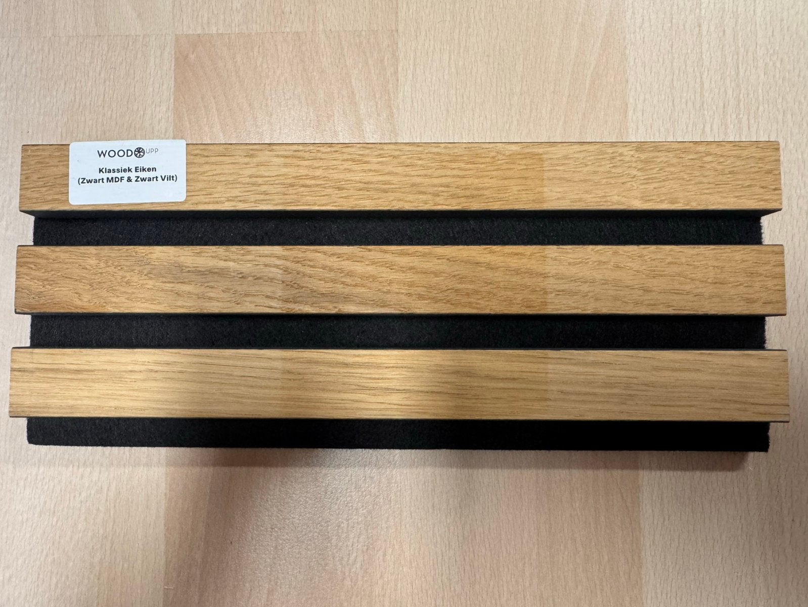 WoodUpp staaltje akupanel, Minder dan 25 mm, Eiken, Nieuw, Ophalen of Verzenden