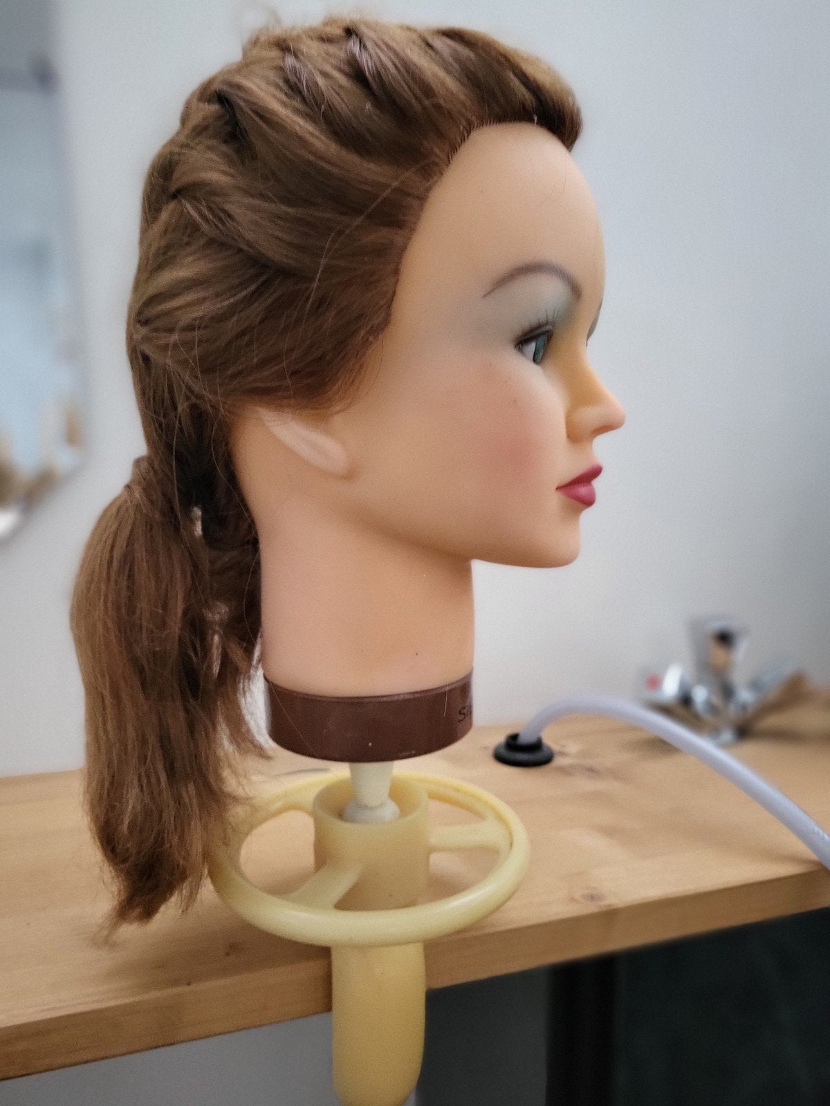 Sibel Oefenhoofd 100% Menselijk Haar - Zo goed als nieuw, Ophalen, Zo goed als nieuw, Overige typen