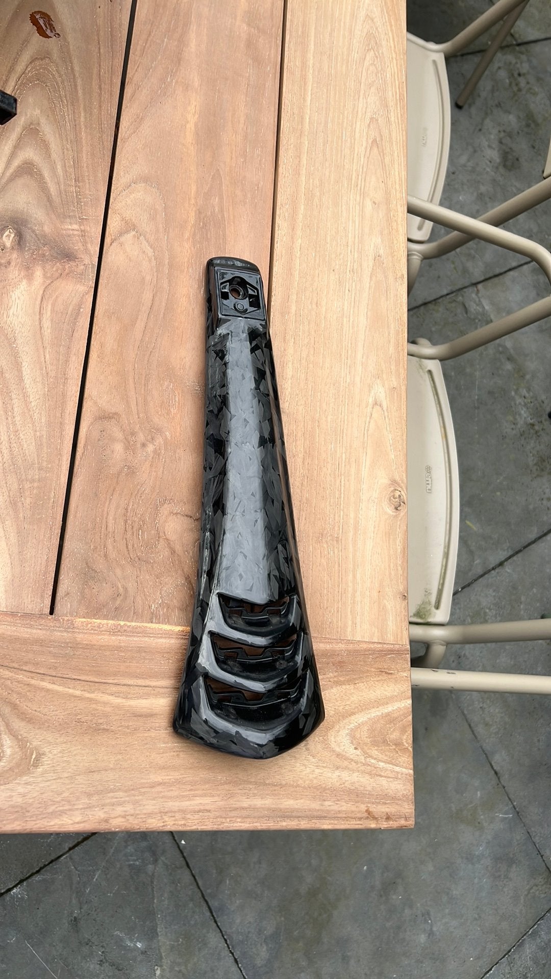 Forged carbon claxonneus vespa|sprint|primavera, Ophalen of Verzenden, Zo goed als nieuw