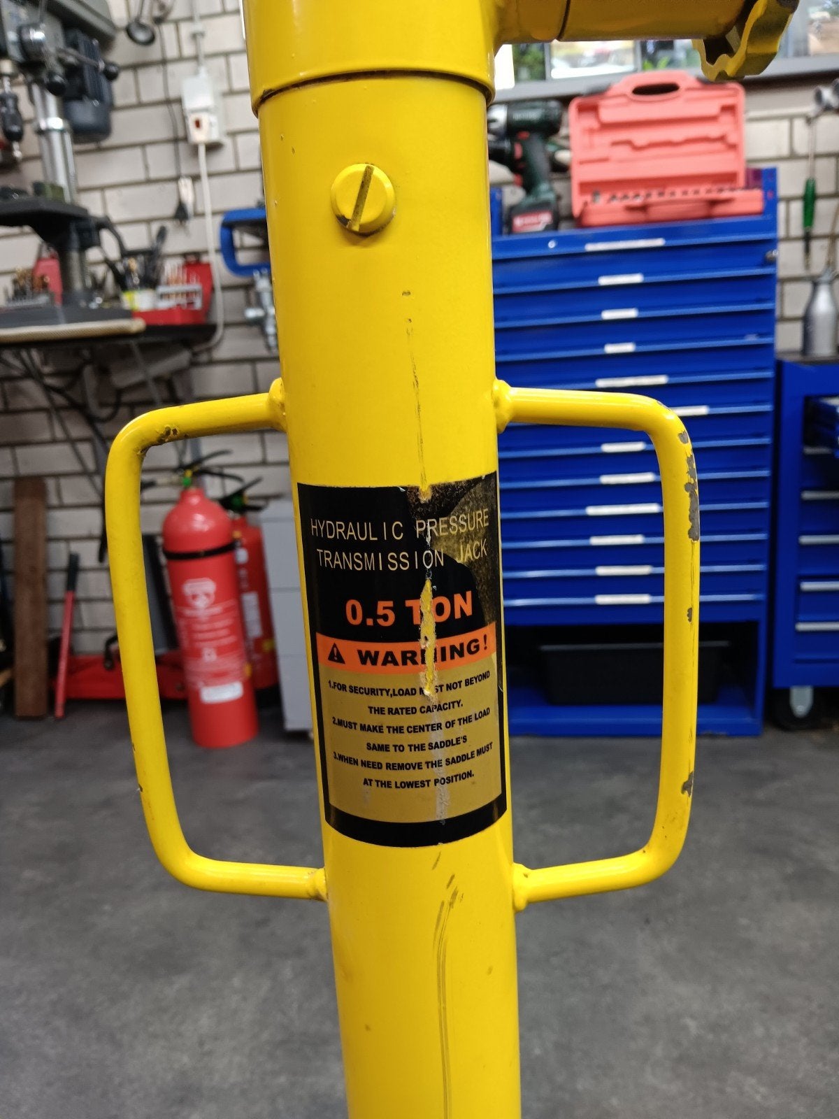 Versnellingsbak krik - 0.5 ton - tot 195cm hoog, Ophalen of Verzenden, Zo goed als nieuw
