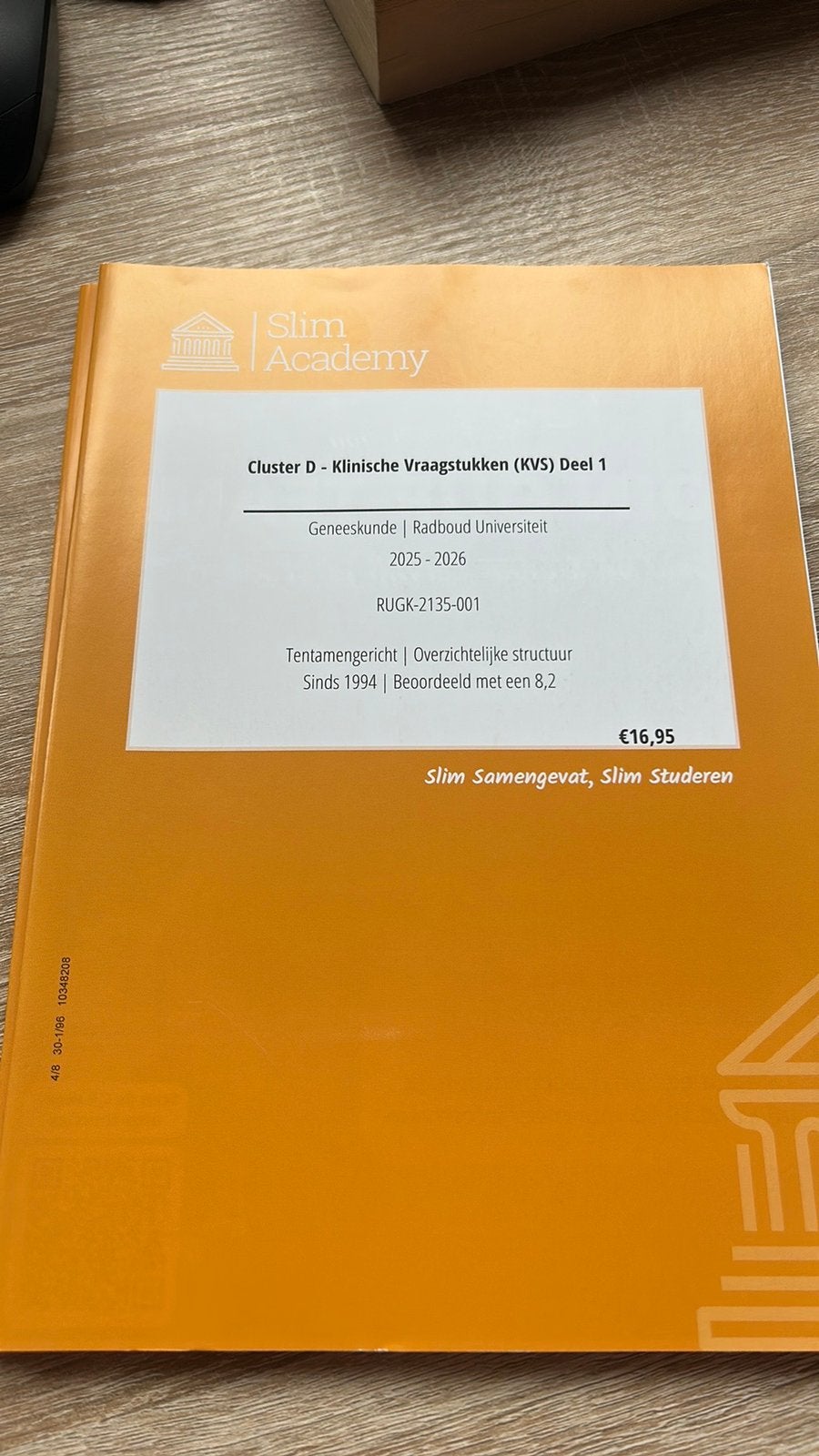 Slim Academy KVS cluster D deel 1 en 2 jaar 24/25, Ophalen of Verzenden, Beta, Zo goed als nieuw, WO