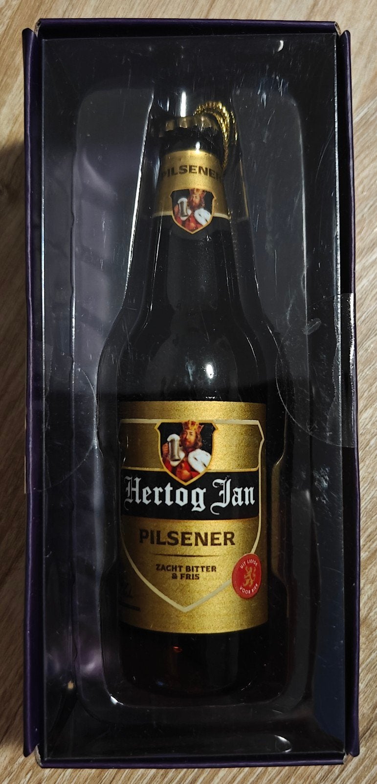 Nieuwe Hertog Jan Fles kersthanger ornament (4 beschikbaar), Ophalen of Verzenden, Nieuw