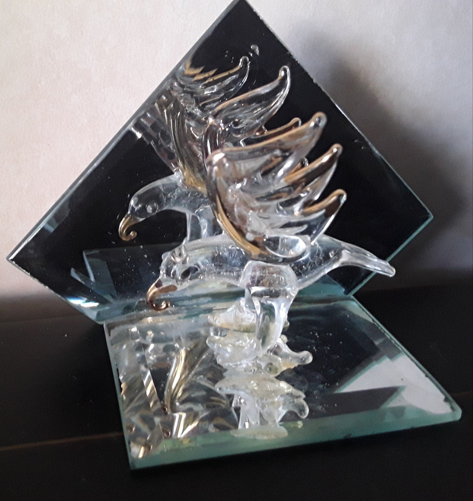 ADELAAR VAN GLAS, Ophalen of Verzenden, Beeldje of Figuurtje