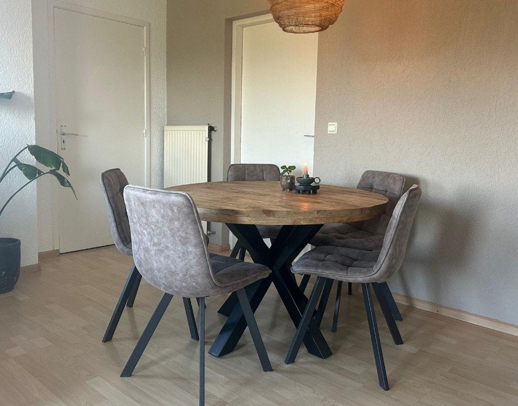 tafel, 100 tot 150 cm, Rond, Zo goed als nieuw, 150 tot 200 cm