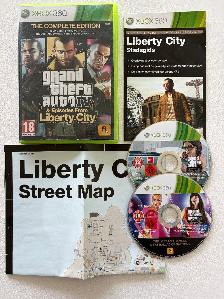 GTA IV Complete Edition Xbox 360 | Compleet, Avontuur en Actie, Vanaf 18 jaar, 1 speler, Ophalen of Verzenden