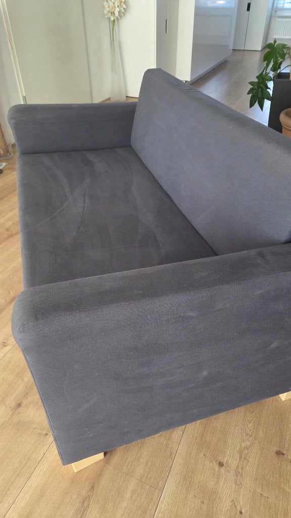 Ikea 2 persoons slaapbank, Ophalen, Gebruikt, Blauw, Tweepersoons