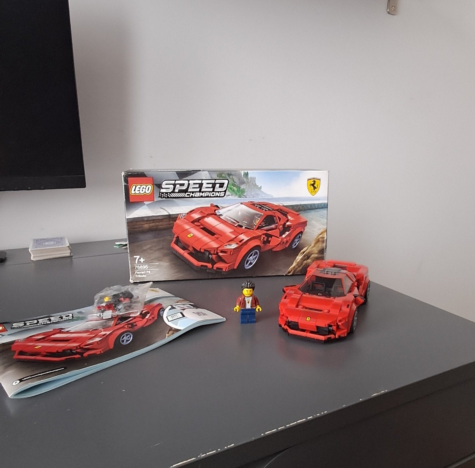 LEGO Speed Champions Ferrari F8 Tributo (76895)., Verzenden, Zo goed als nieuw, Overige merken