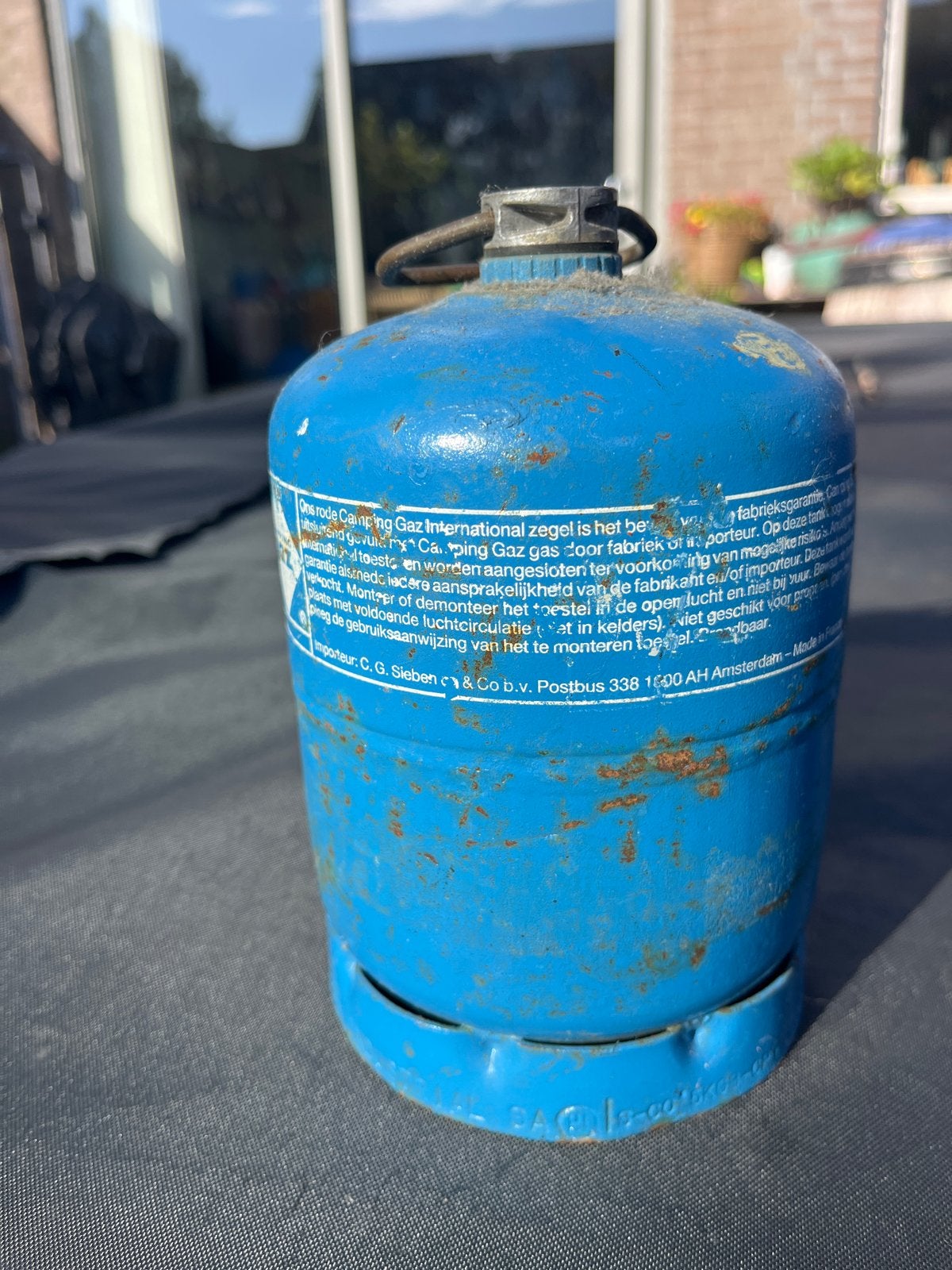 Lege Campingaz 901 gasfles, Caravans en Kamperen, Ophalen, Gebruikt