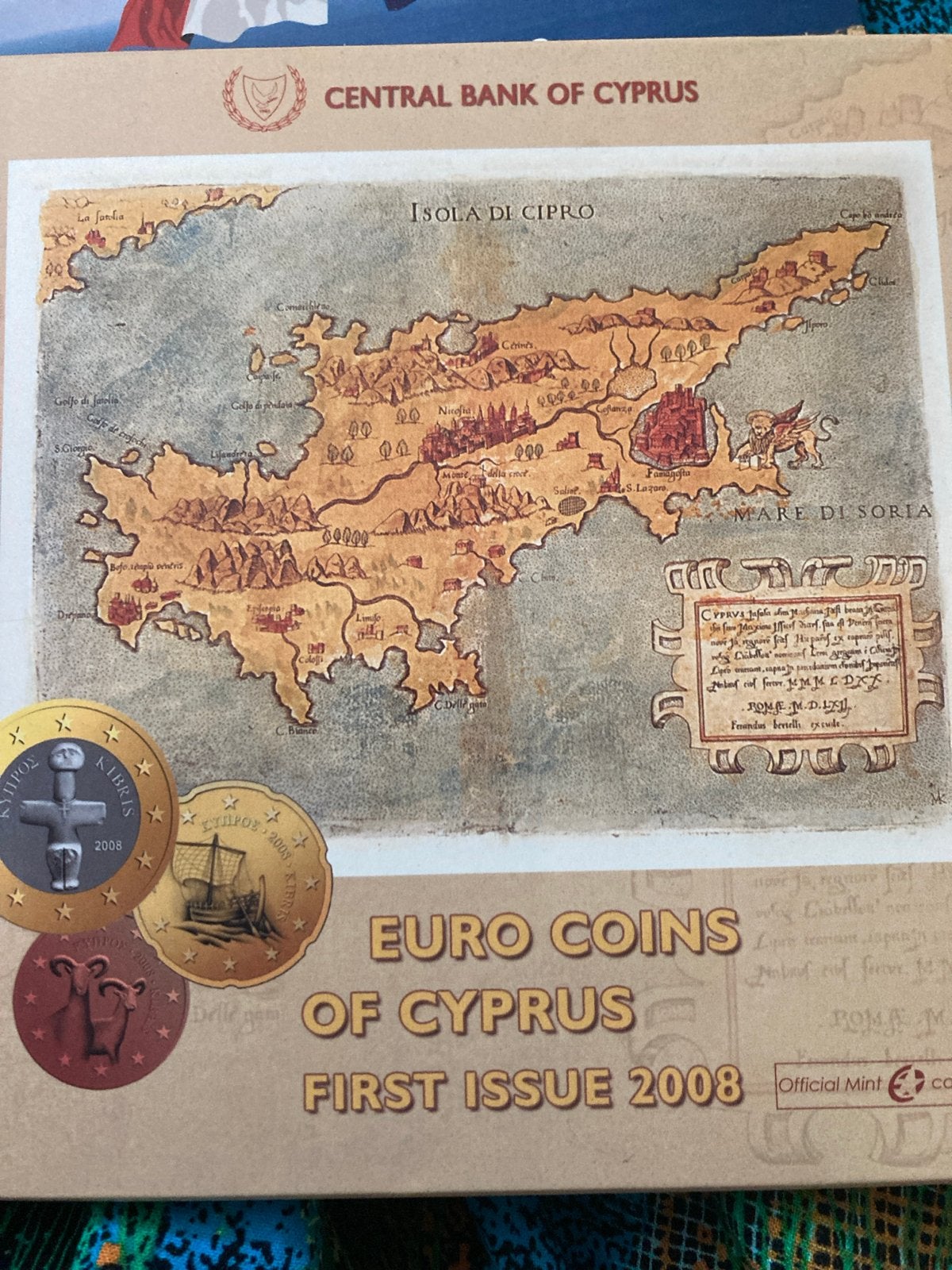 Euro muntenset Cyprus 2008 - Eerste uitgave, Postzegels en Munten, Munten | Europa | Euromunten, Ophalen of Verzenden, Cyprus
