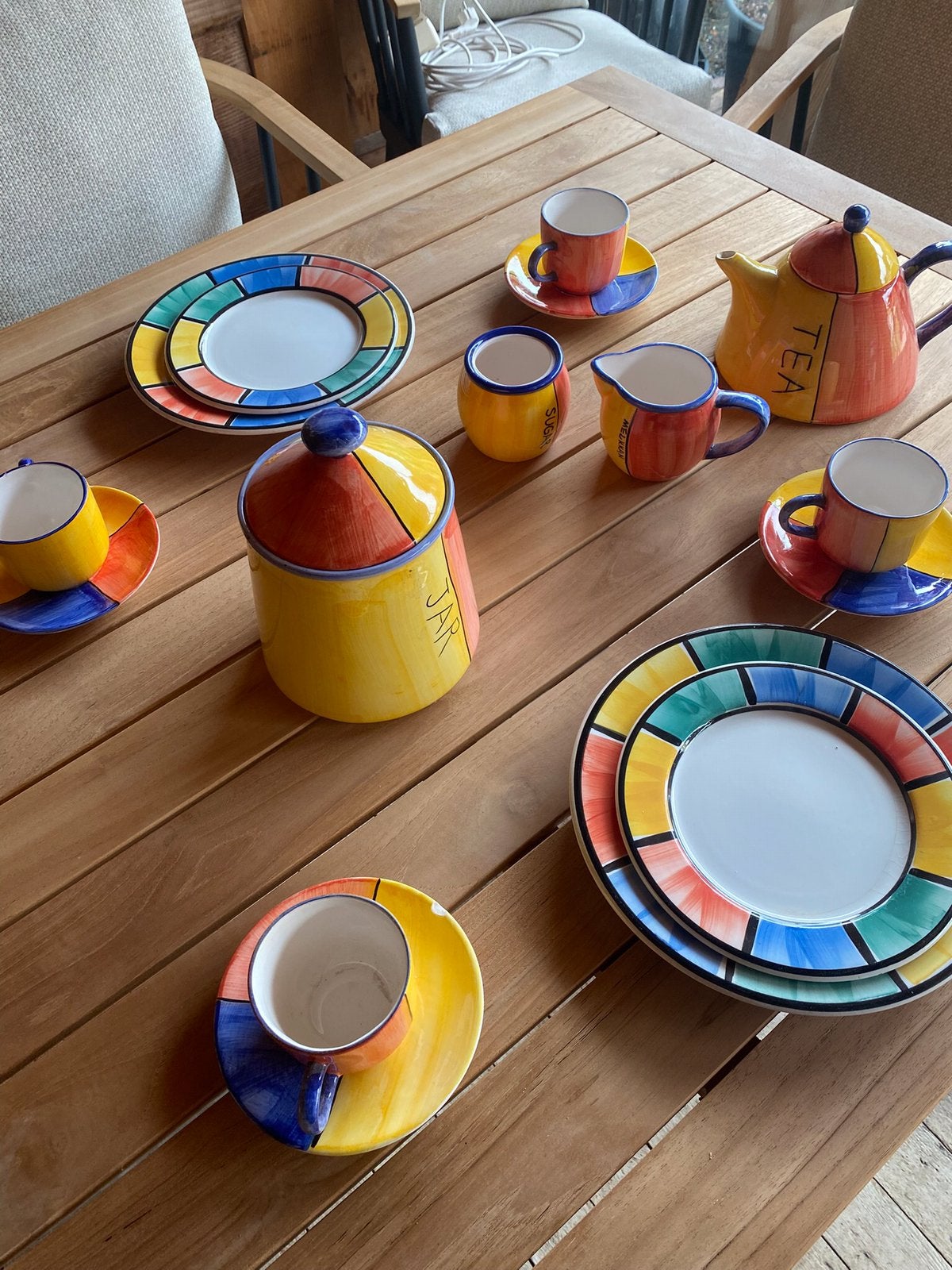 N mooi klein ontbijt servies, Ophalen of Verzenden, Zo goed als nieuw