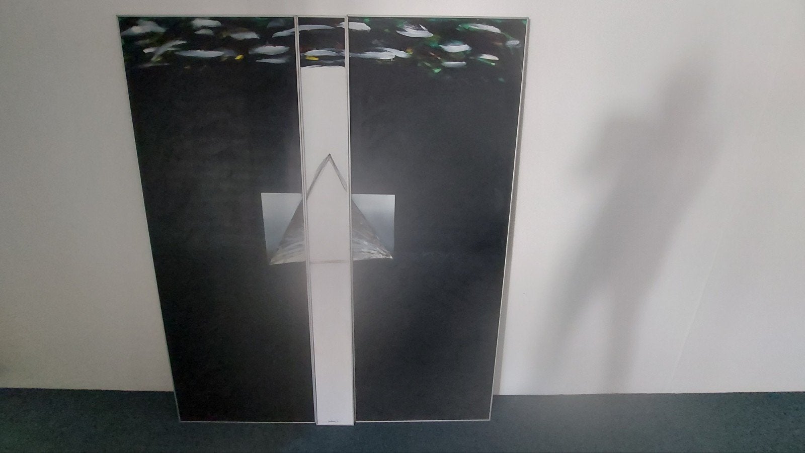 Drie Luik Foto Wanddoeken in Lijst - Abstracte Kunst, Antiek en Kunst, Kunst | Schilderijen | Modern, Ophalen, Abstract, Print