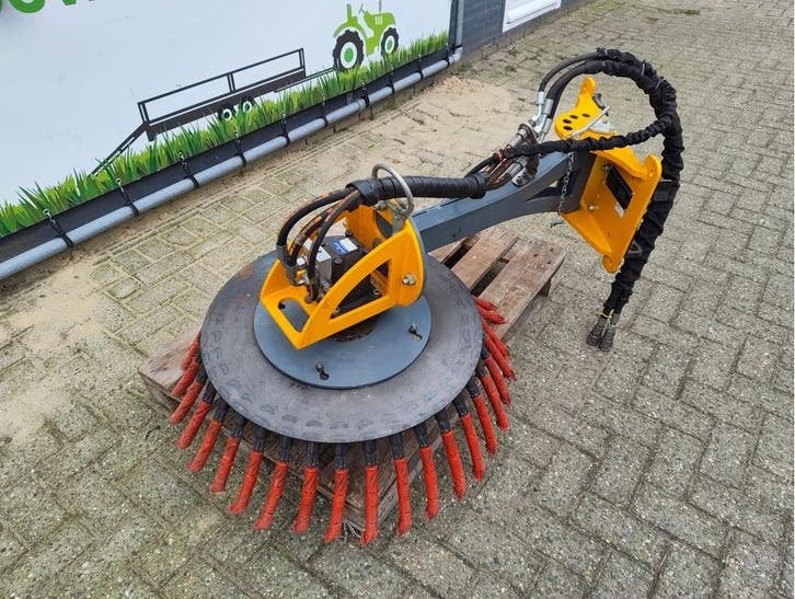 BECX OB90M Hydraulische onkruidborstel voor Giant kniklader, Niet ingevuld, Gebruikt, Niet ingevuld, Ophalen of Verzenden