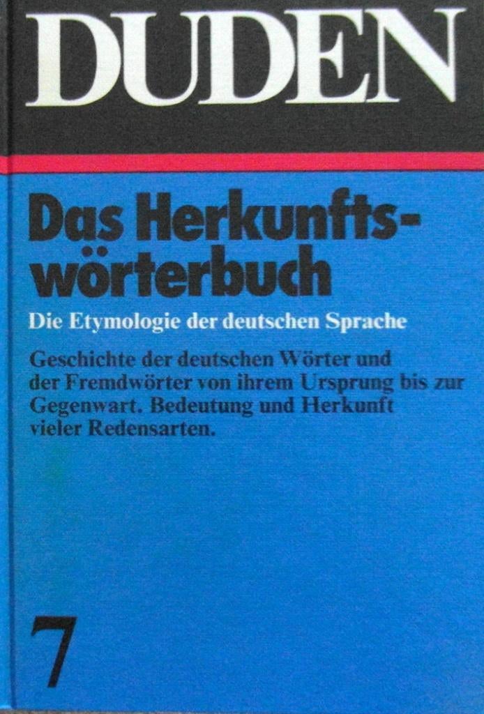 Duden: Etymologie. Das Herkunftswörterbuch, Ophalen of Verzenden, Zo goed als nieuw