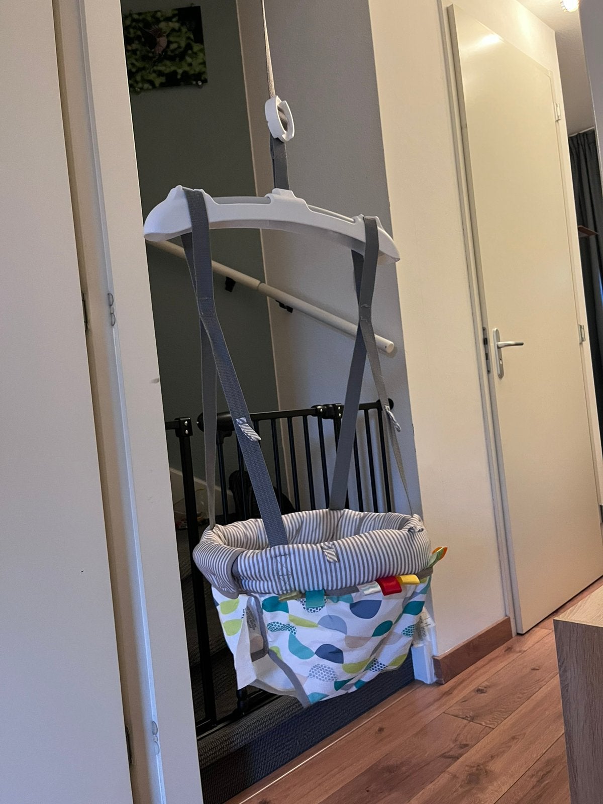 Baby bouncer, jumper, deurspringer bright starts merk, Ophalen, Zo goed als nieuw, Overige typen