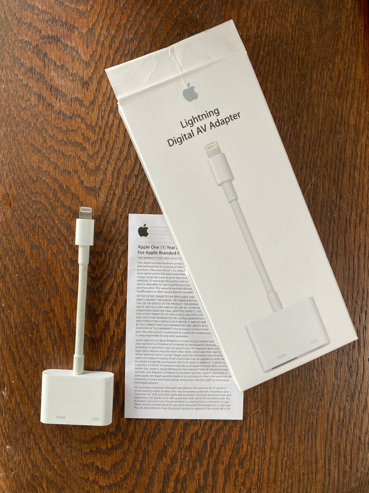 Apple Lightning Digitital AV Adapter, Ophalen of Verzenden, Zo goed als nieuw, Overige typen, Apple