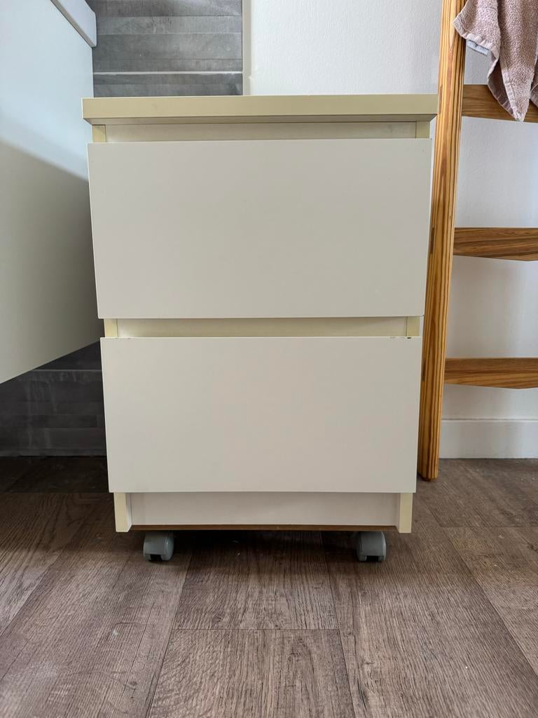IKEA ladekast op wieltjes, Ophalen, Minder dan 50 cm, Gebruikt, 1 of 2 laden