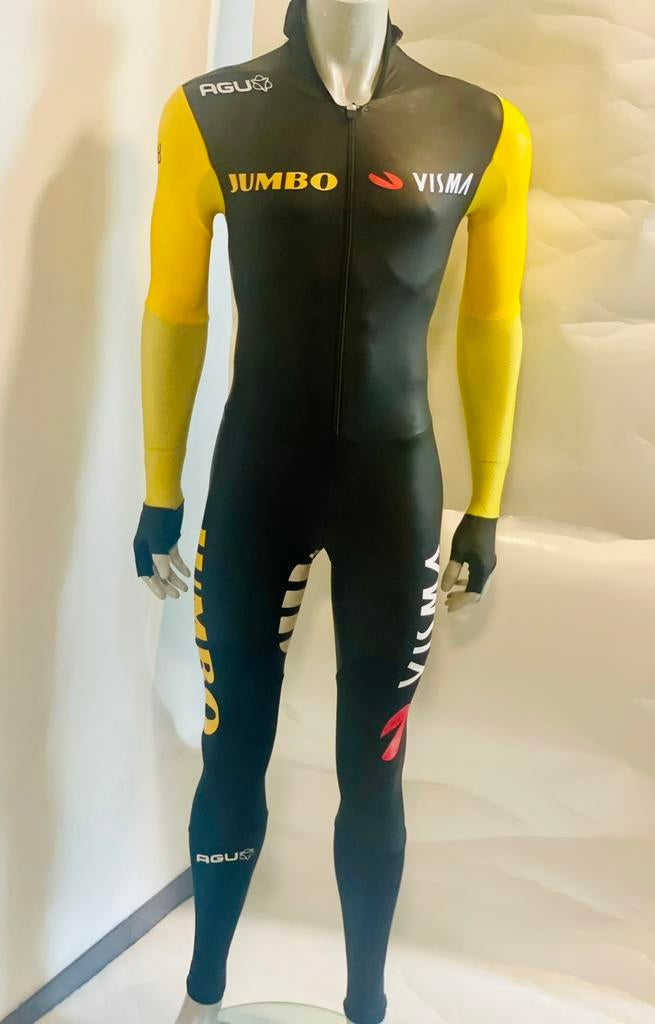 Schaatskleding schaatspak snelpak speedsuit rubber maat M, Ophalen of Verzenden, Zo goed als nieuw