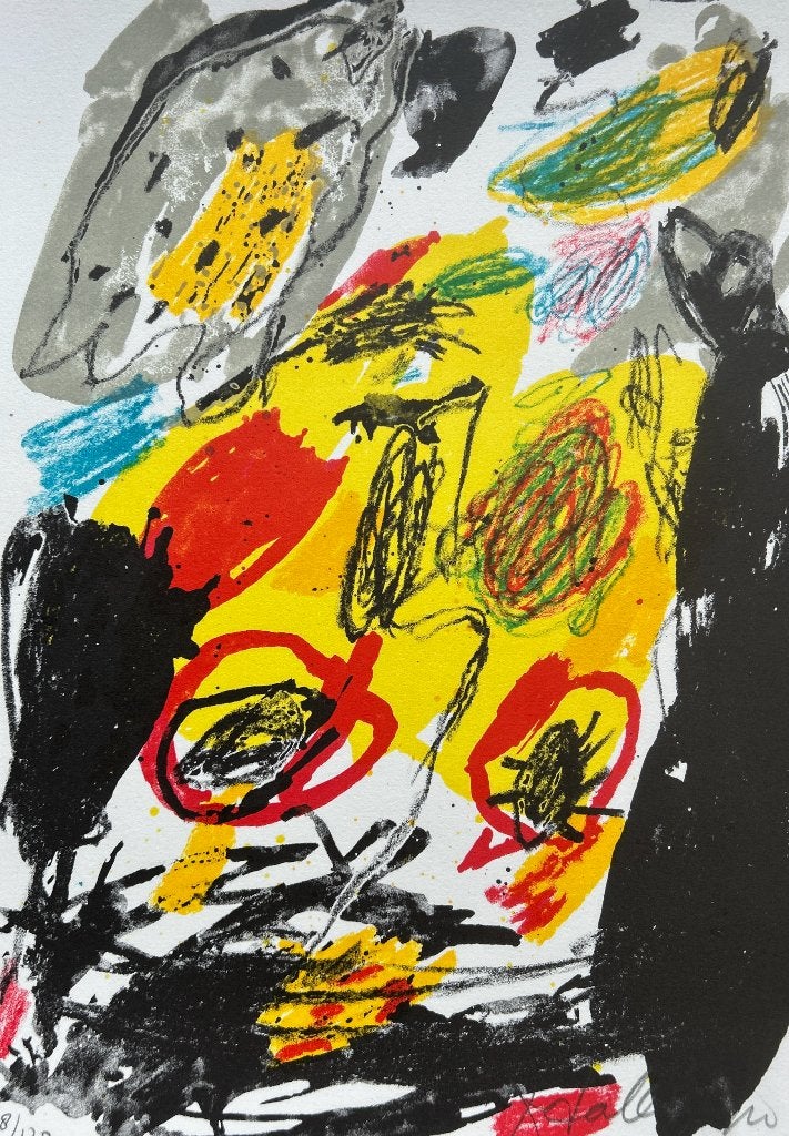 Twee zeefdrukken Kees Salentijn, Antiek en Kunst, Kunst | Litho's en Zeefdrukken, Gesigneerd, Verzenden, Zeefdruk