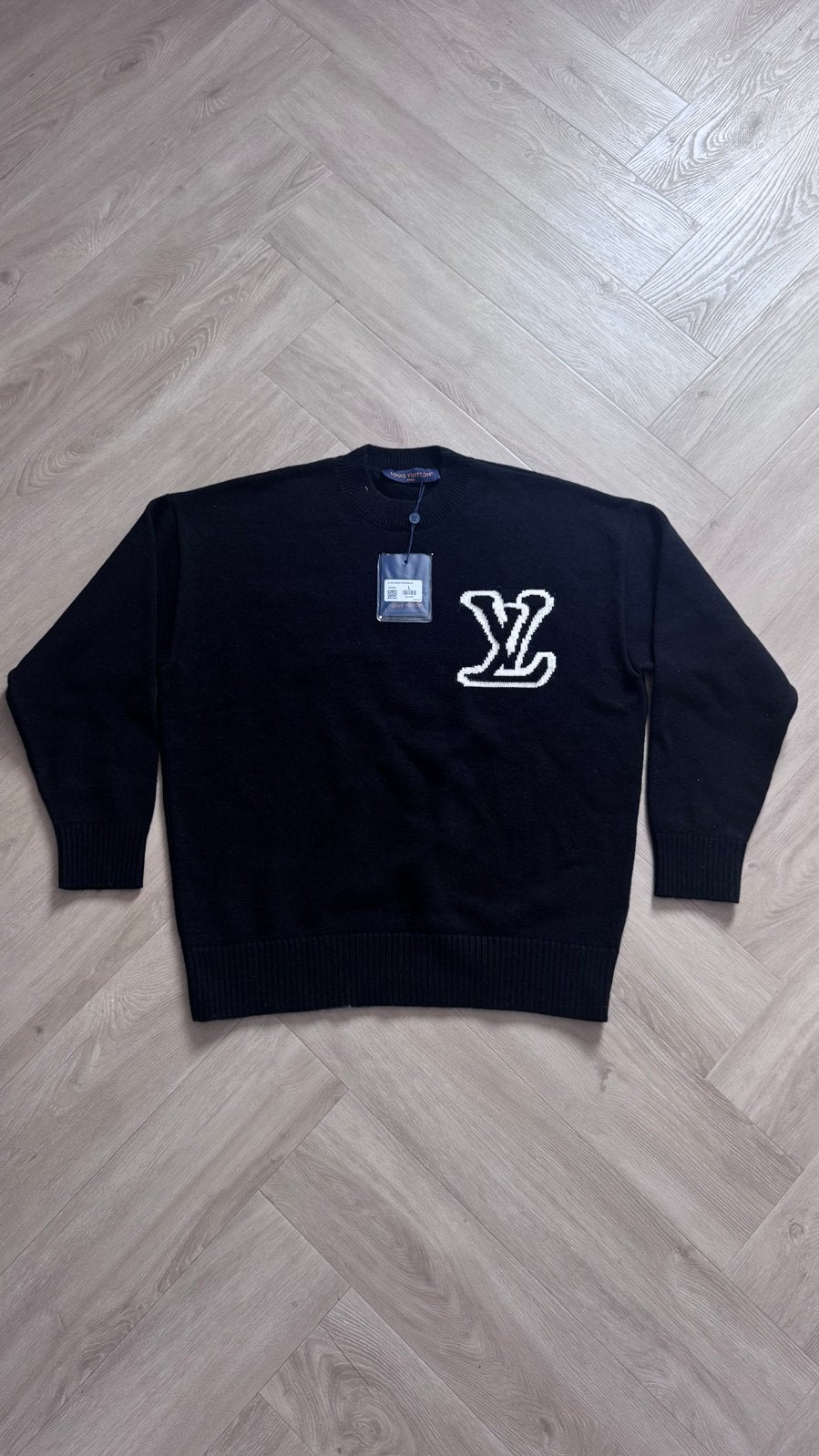 Louis Vuitton Trui Zwart Maat L, Ophalen of Verzenden, Nieuw, Maat 52/54 (L), Zwart
