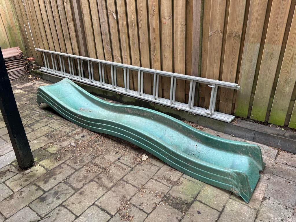 Glijbaan 300 x 45 cm - Gebruikt, Ophalen, Gebruikt